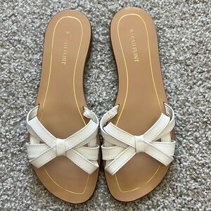 Sarah Flint Mirjana leather Sandals in white